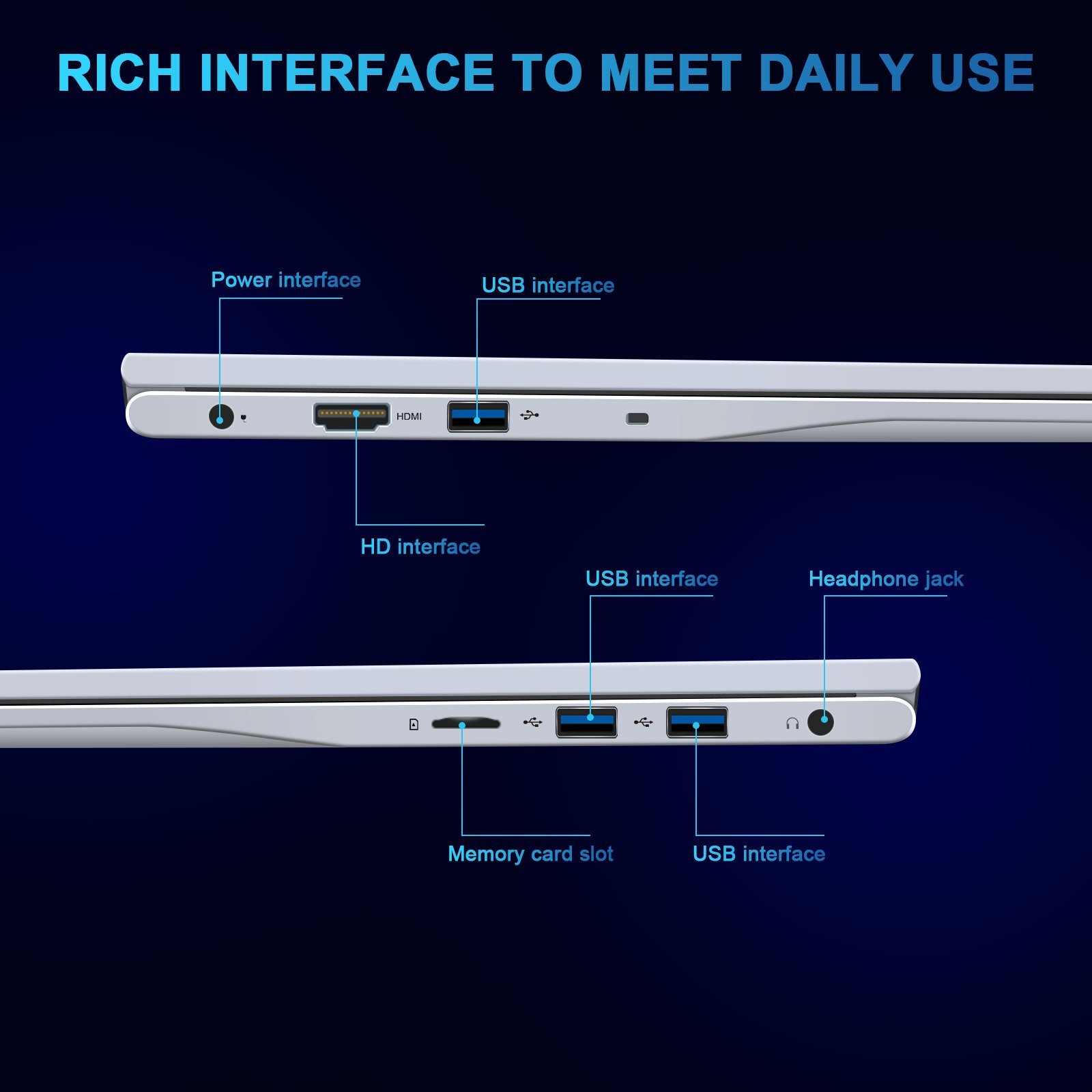 WINGSTIME M173 17.3inch N5095 16GB Ram 512GB Rom - Image 11