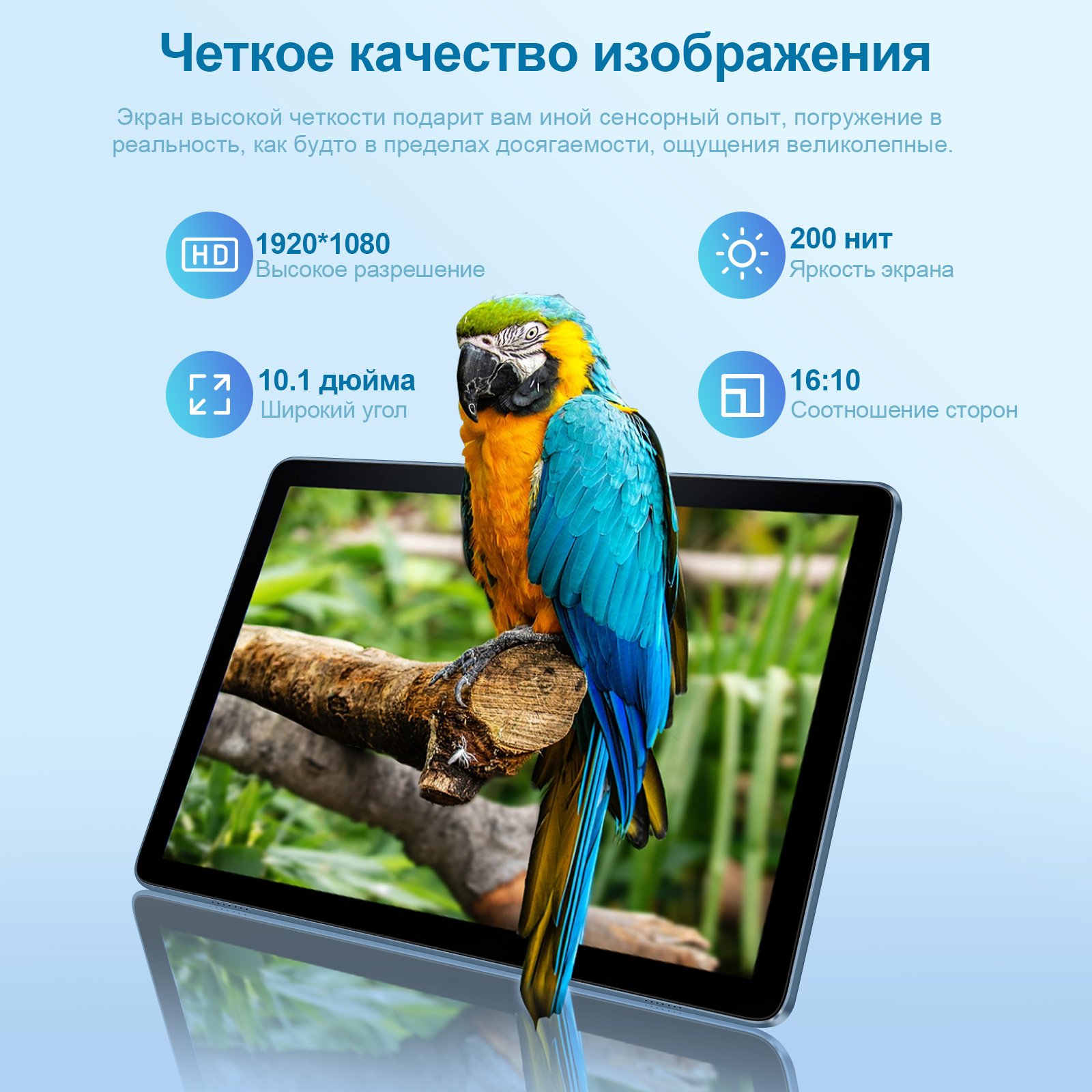 WINGSTIME Tablet PC 10.1 inch G+G screen Pad P61 12GB ram 512GB rom - Image 4