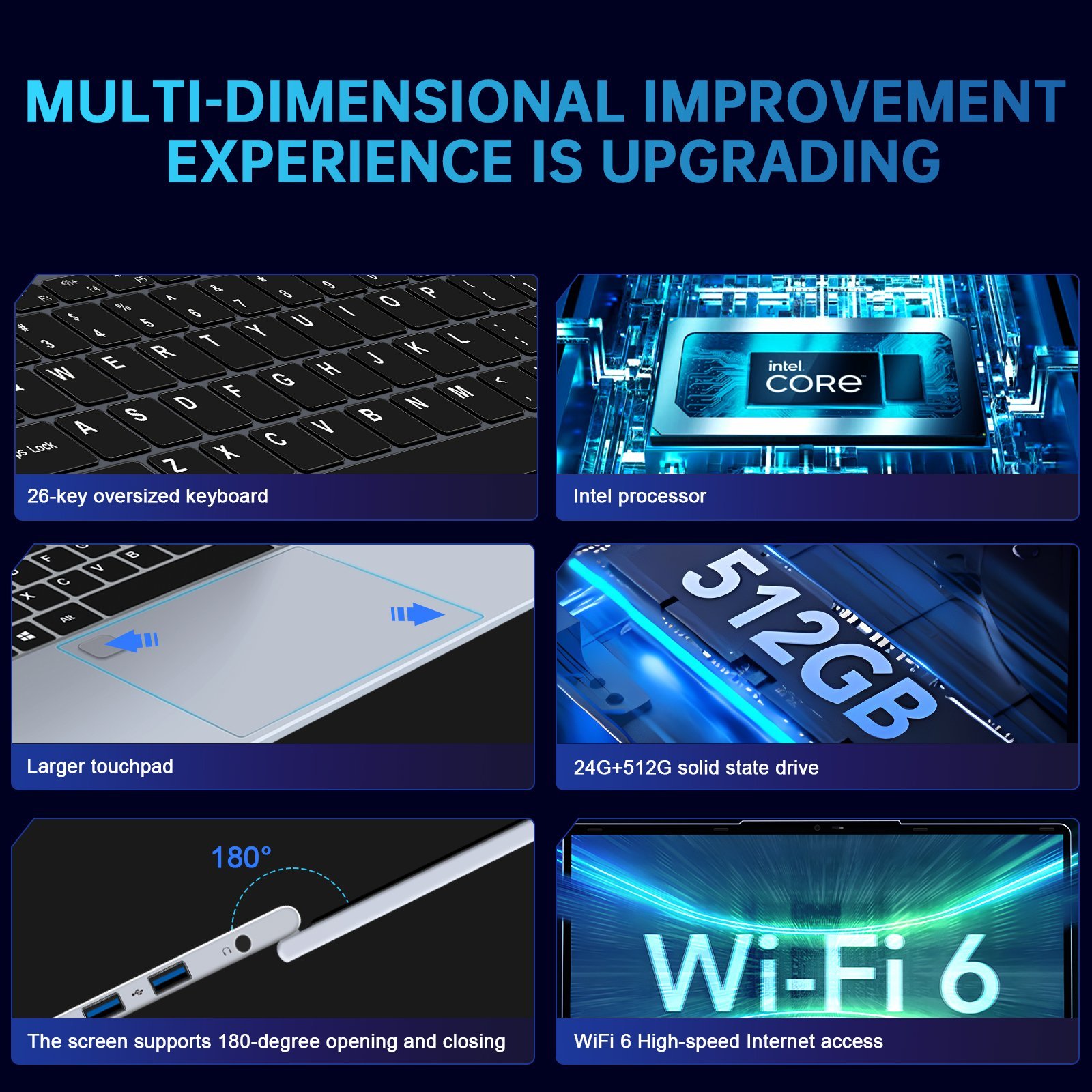 WINGSTIME M173 17.3inch N5095 16GB Ram 512GB Rom - Image 15