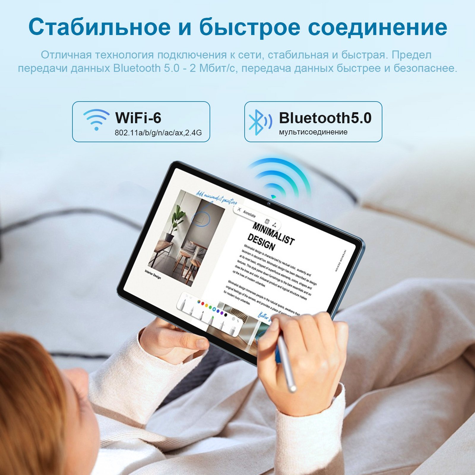 WINGSTIME Tablet PC 10.1 inch G+G screen Pad P61 12GB ram 512GB rom - Image 13