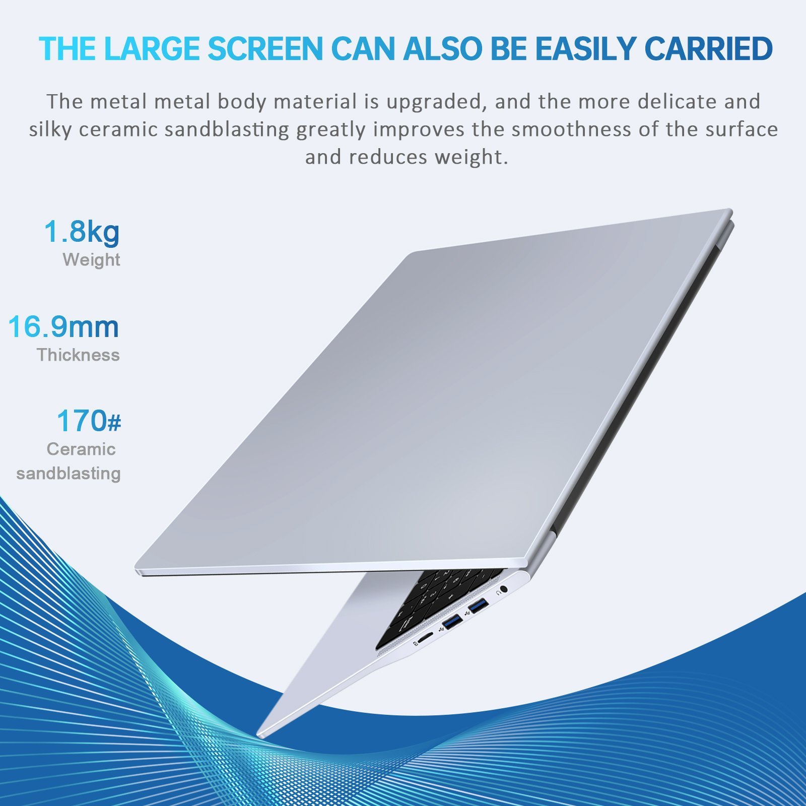 WINGSTIME M173 17.3inch N5095 16GB Ram 512GB Rom - Image 8