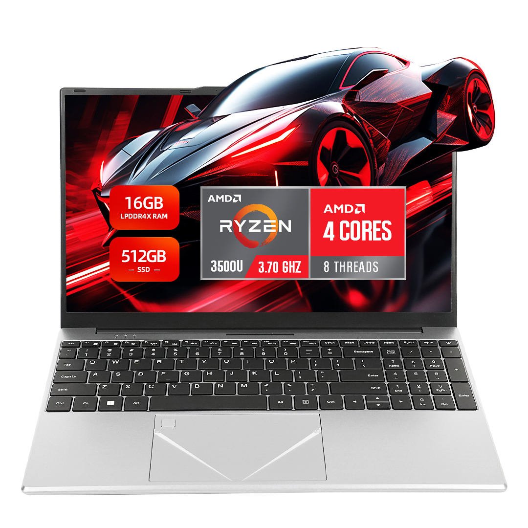 WYSECHY 15.6inch Laptop AMD Ryzen 3 3200U 16GB Ram SSD 512GB Rom M.2 2280 silver - Image 9