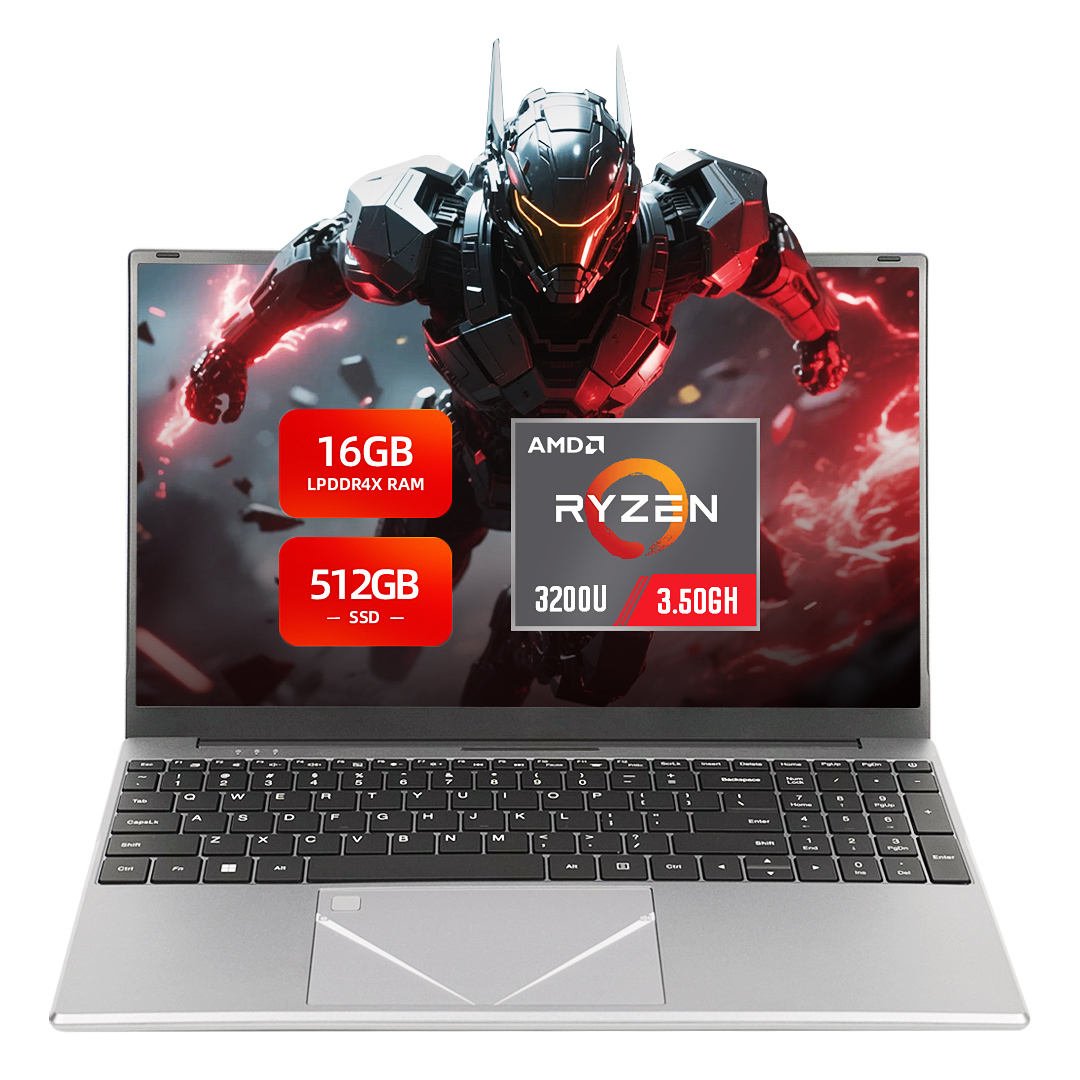 WYSECHY 15.6inch Laptop AMD Ryzen 3 3200U 16GB Ram SSD 512GB Rom M.2 2280 silver - Image 11